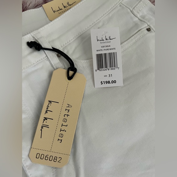 Nicole Miller Pure White Artelier Skinny Jeans - Picture 2 of 3